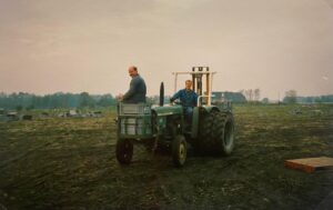 Gert en (opa) Henk Smits, 1987